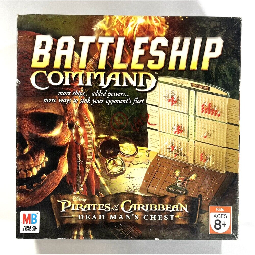 Battleship Command Pirates of the Caribbean 2006 Milton Bradley Complete